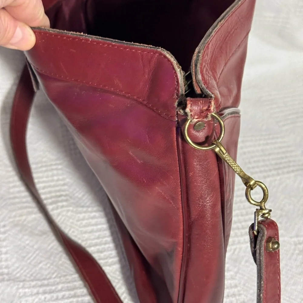 VINTAGE ETIENNE AIGNER LEATHER BAG PURSE‎ GREAT CONDITION 80s